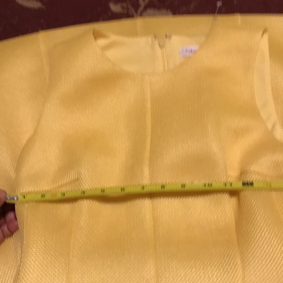 Calvin Klein casual yellow dress, size: 6 - Picture 17 of 17